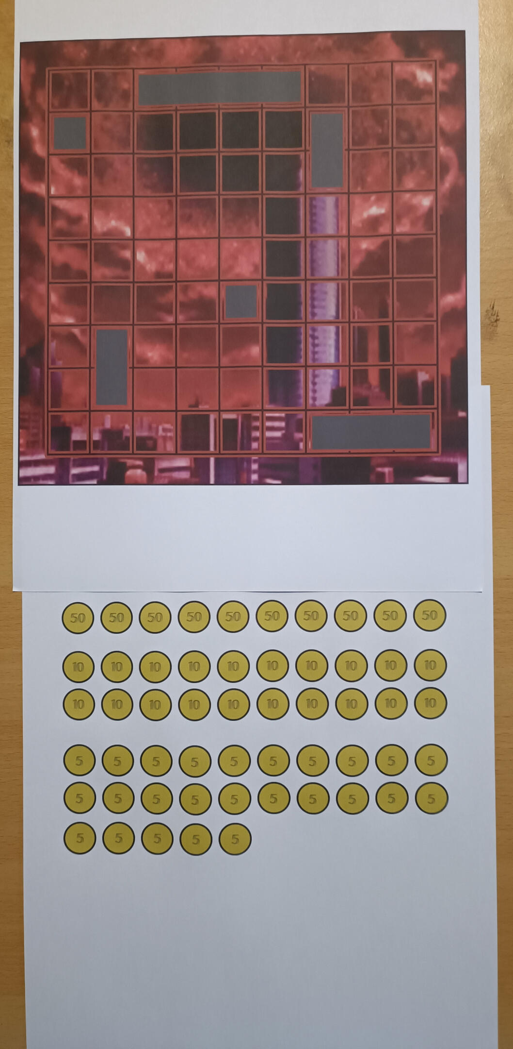 Board and token boards